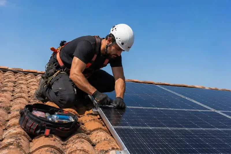 Maintenance et monitoring de panneaux solaires à Lestelle-de-Saint-Martory